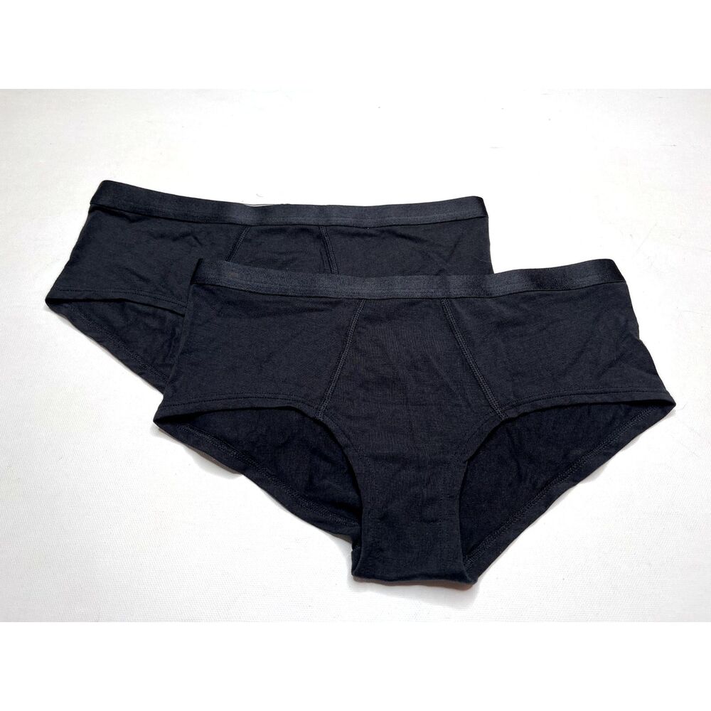 Quince Micromodal Briefs 2-Pack Black Women’s XS – New Without Tags